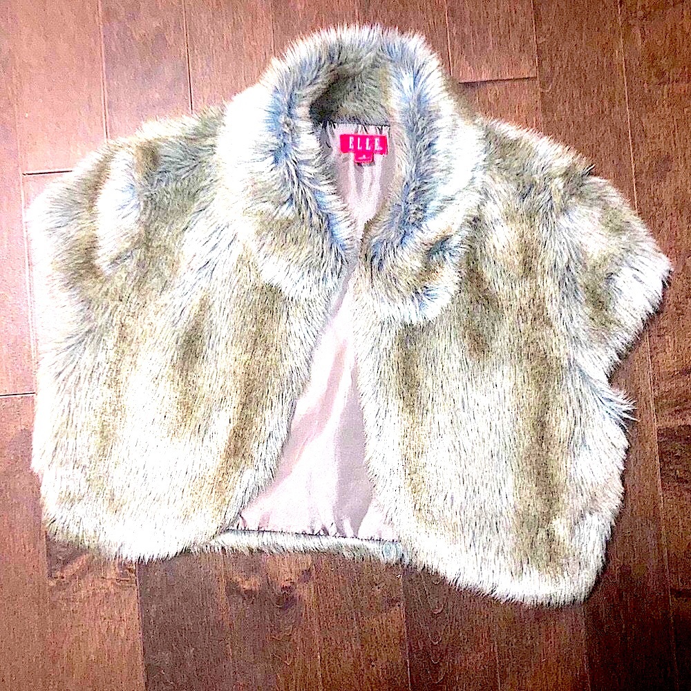 Gray Vest 1/2 vest 1/2 coat